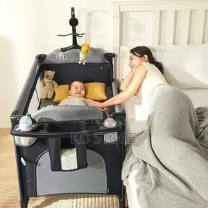 Photo - 5in1 Deluxe Baby Bedside Crib