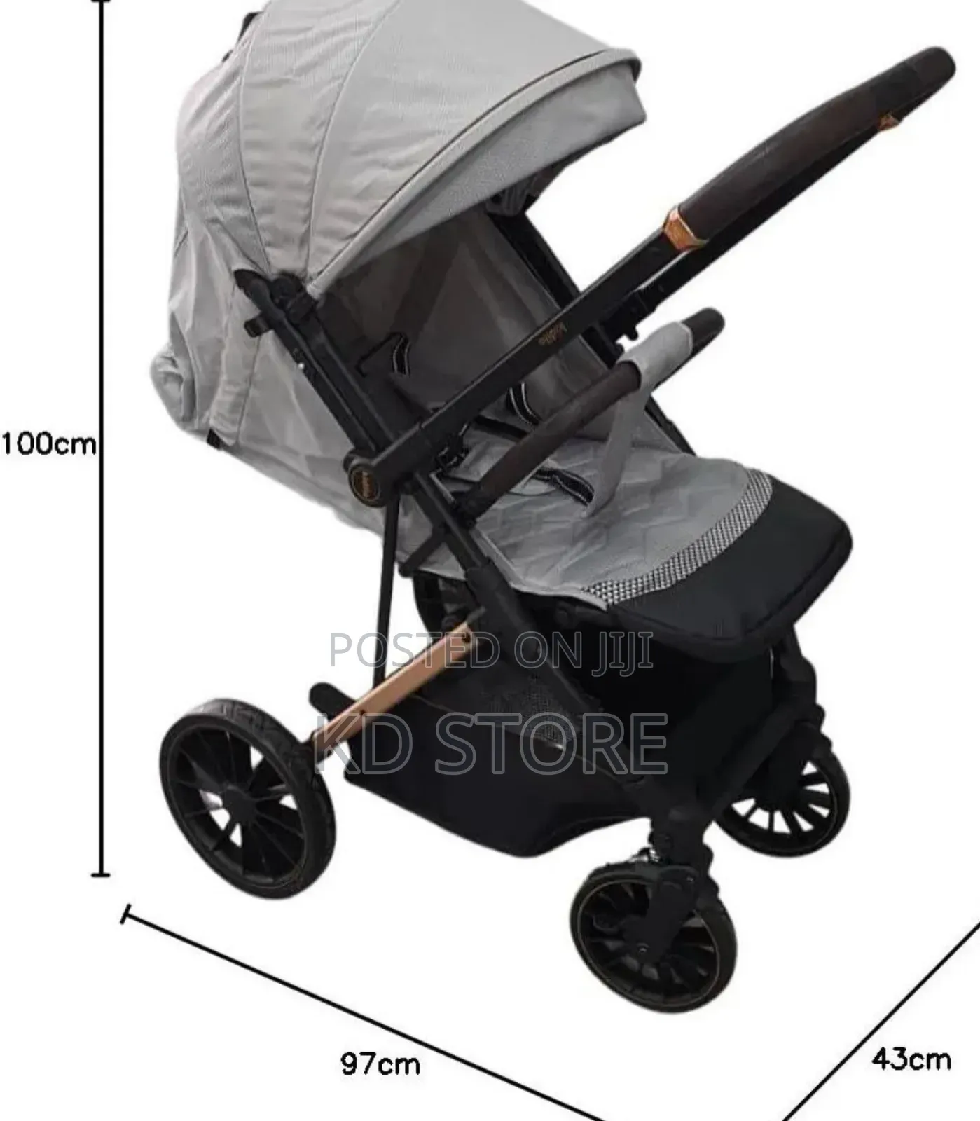 Luxury Baby Stroller Foldable and Adjustable for Comfort 