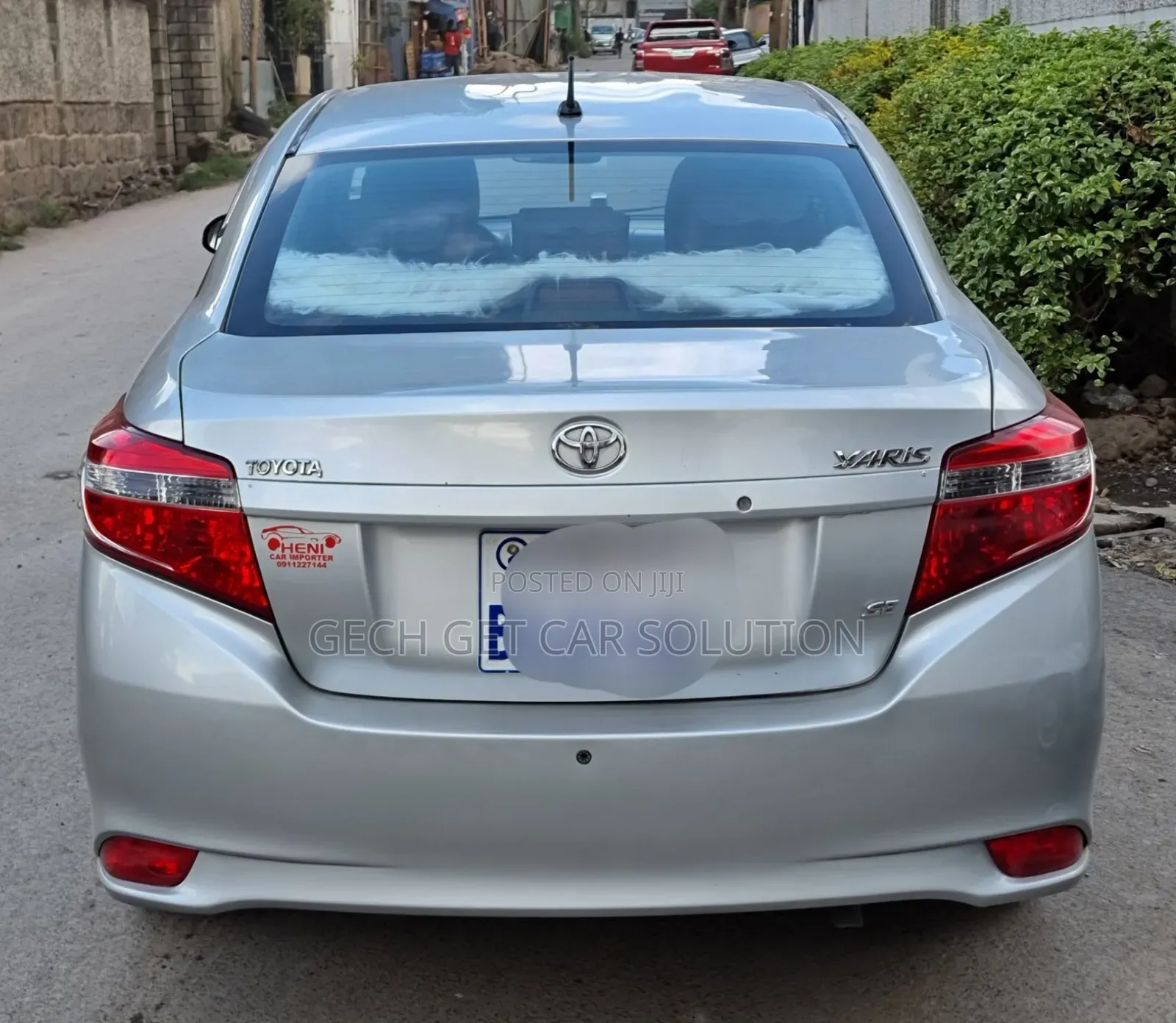 Toyota Yaris 2014 Silver