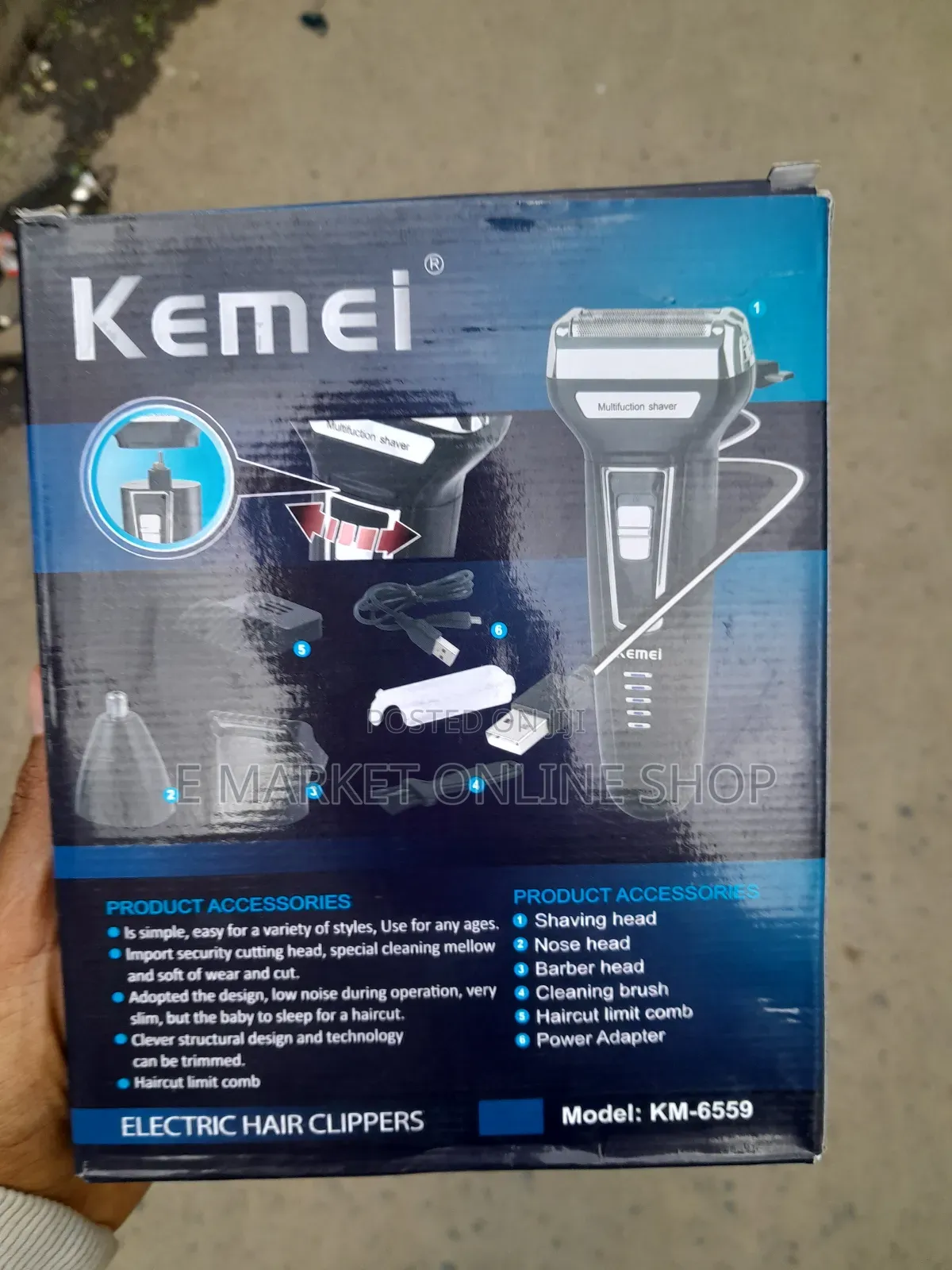 Kemei 3-in-1 Hair Clipper: Your Personal Barber at Home