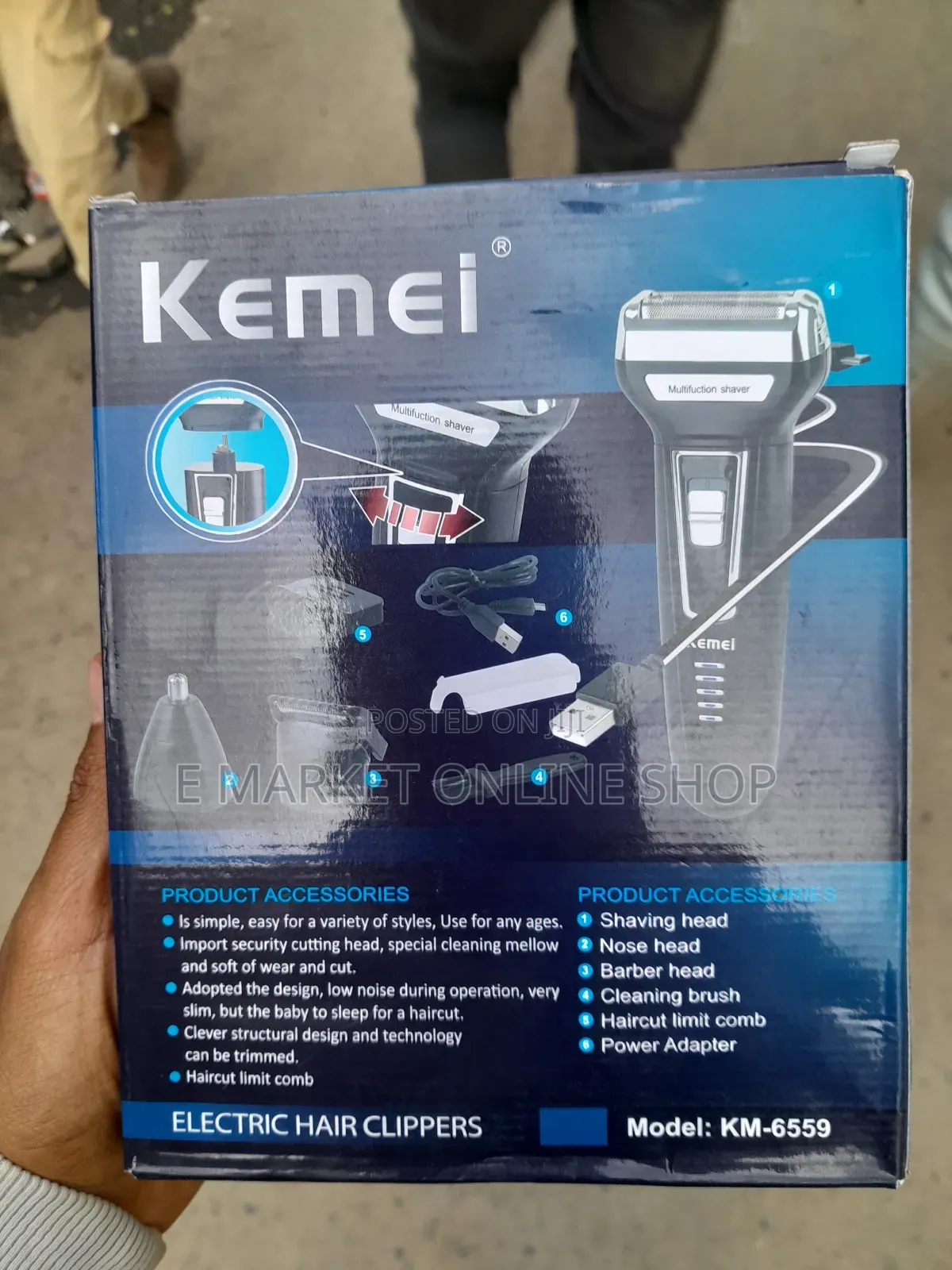 Kemei’S 3-in-1 Hair Clipper Stay Sharp and Stylish