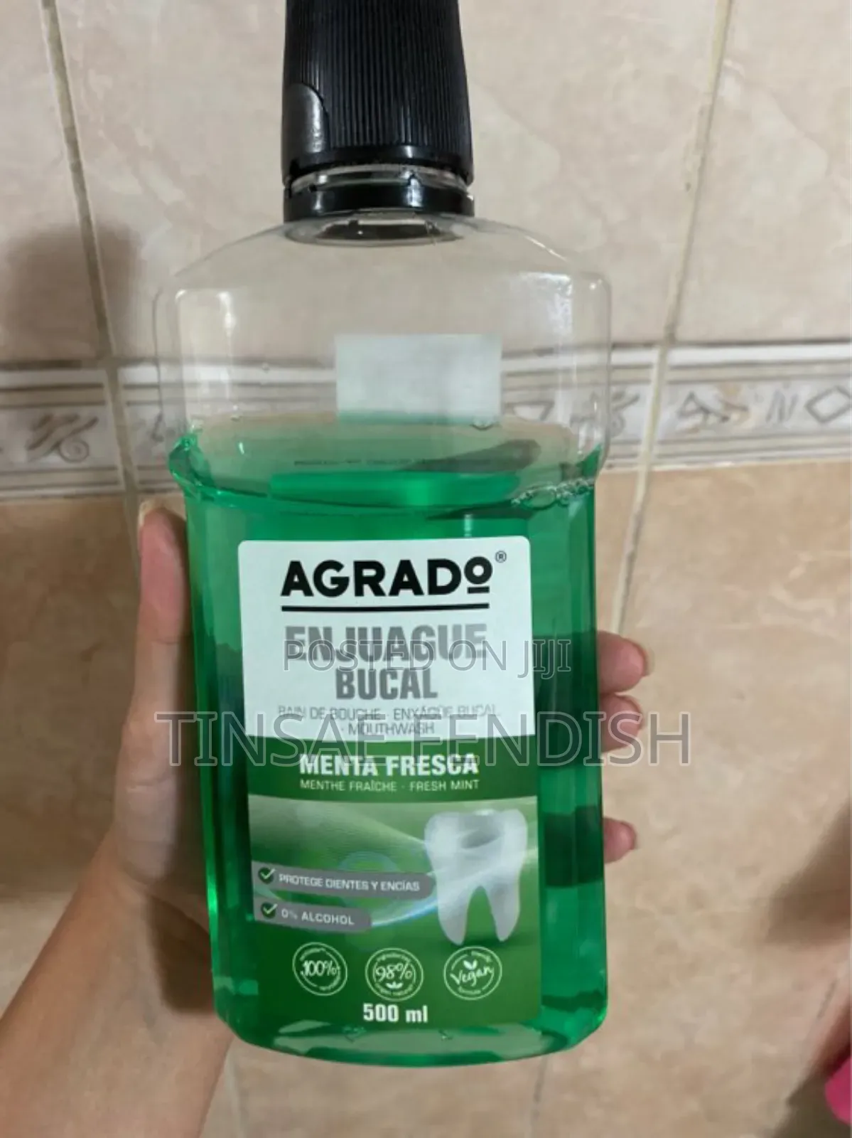 Mouthwash Aantibacterial No Alcohol 500ml