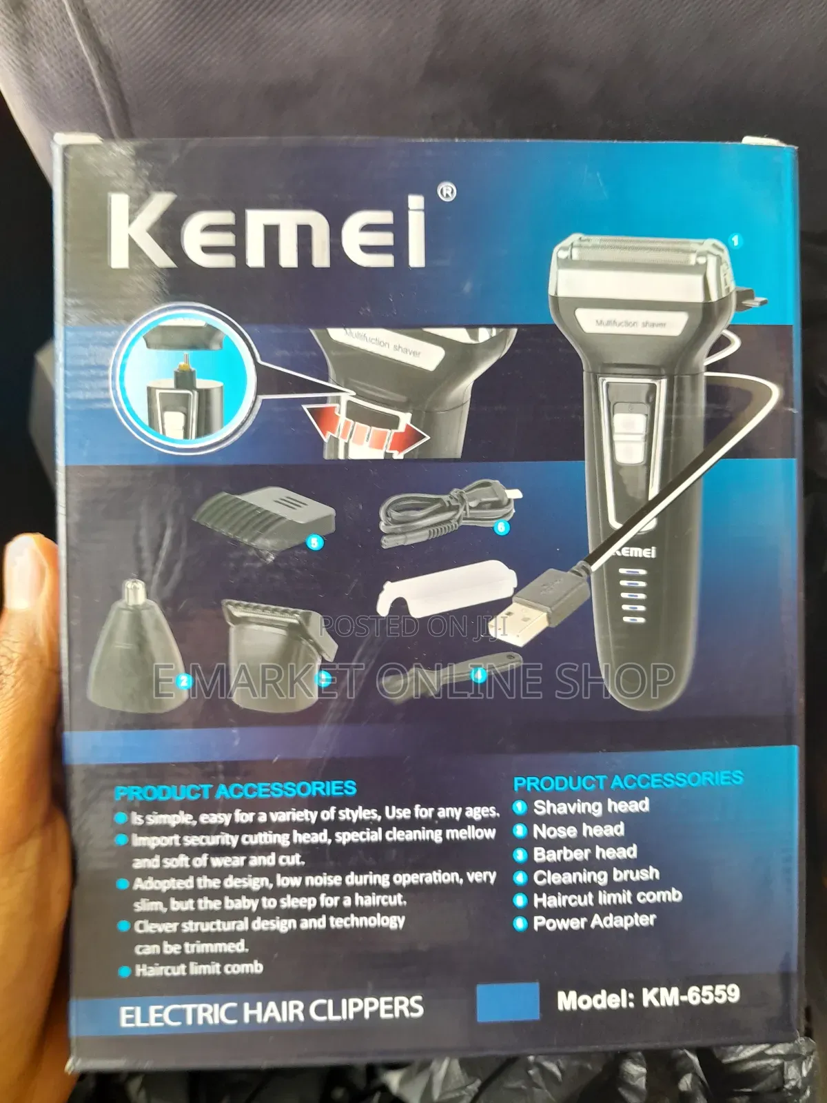 Kemei 3 in 1 Trim, Fade, and Detail Like a Pro