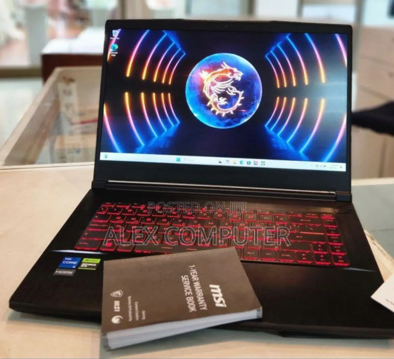 New Laptop MSI GF63 32GB Intel Core I5 SSD 512GB