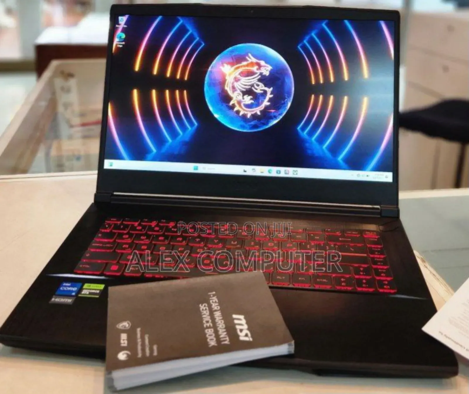 New Laptop MSI GF63 32GB Intel Core I5 SSD 512GB