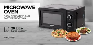 Geepas Gmo1899 20liter Microwave Oven - 1100w Solo