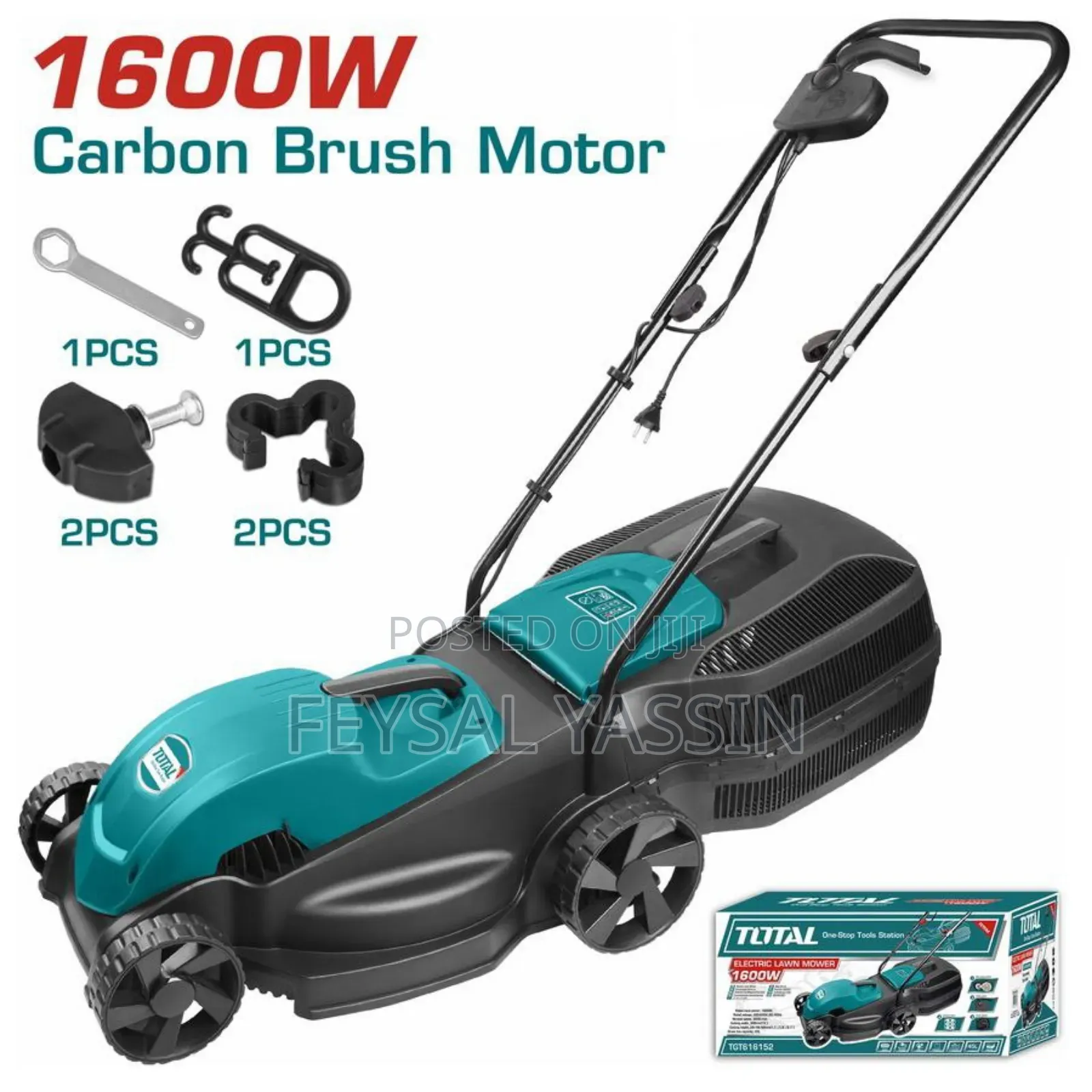 Total Electric Lawn Mower 1,600w ሳር ማቸጃ
