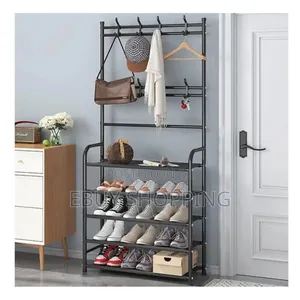 No-Tool Assembly 5-Layer Wardrobe Organizer