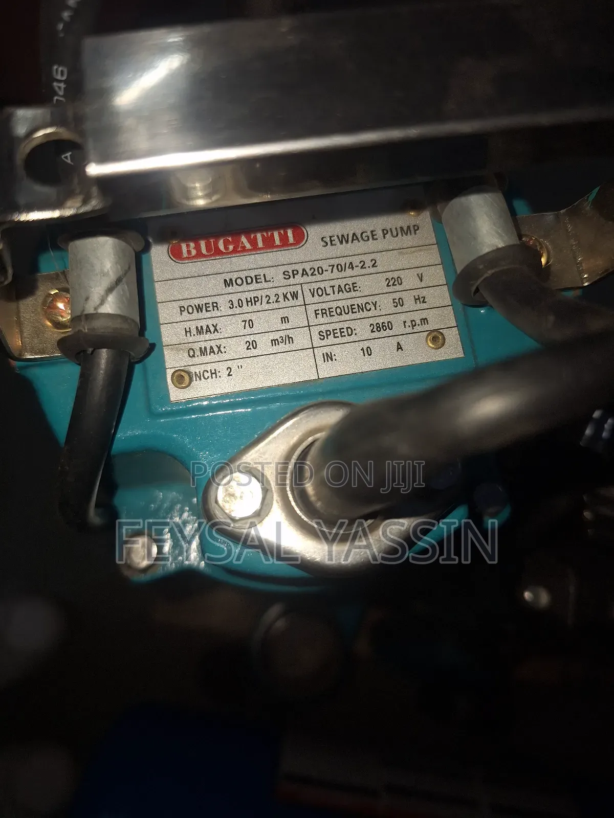 Bugatti Summersuble 2.2kw or 3hp 70 Meter