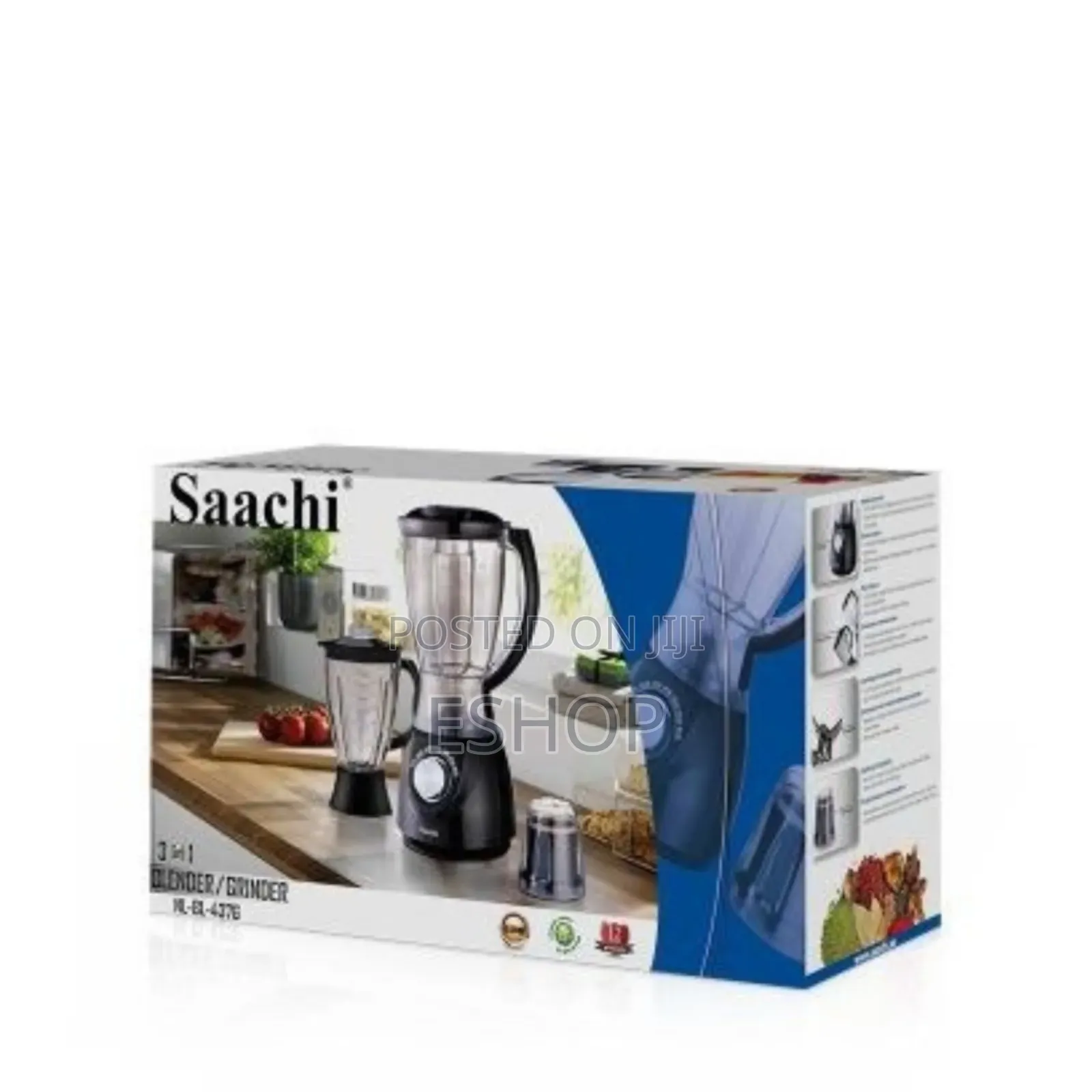 # Power :- 340w Saachi 3 in 1 Blender , Grinder