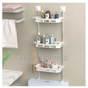 Photo - Adjustable Over Toilet Rack – Extra Storage in Minutes