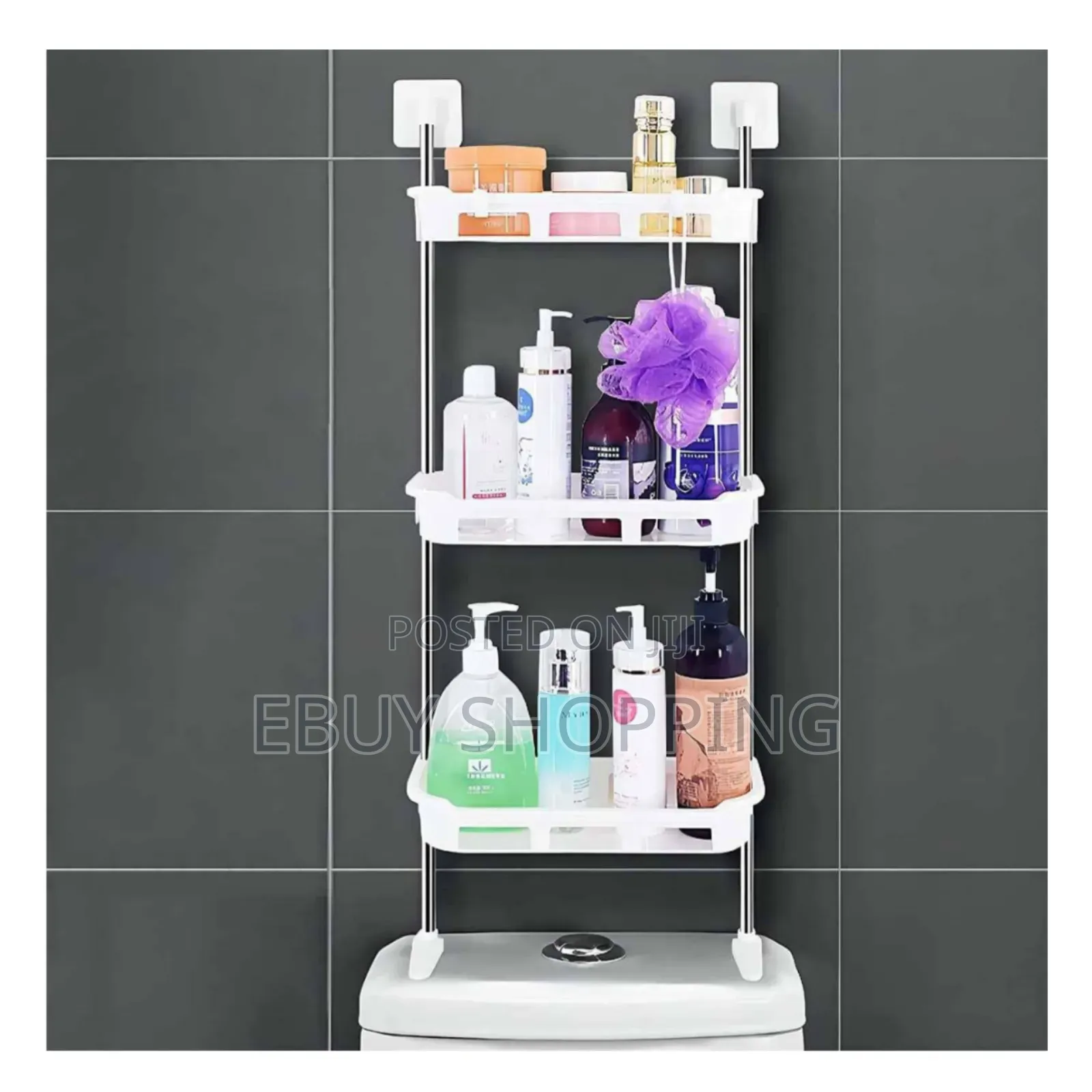Adjustable Over Toilet Rack – Extra Storage in Minutes