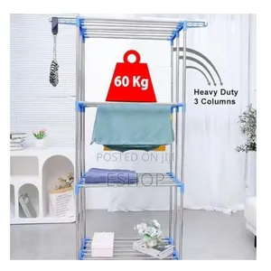 # Space-Saving Design: 4-Tier Clothes Drying Rack