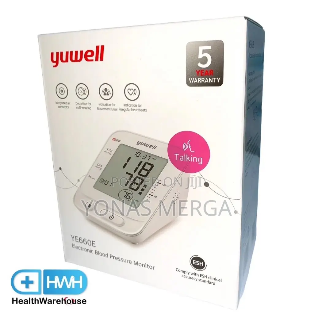 Yuwell Blood Pressure Monitor for Measuring Accuracy፭甩የደምማሽን