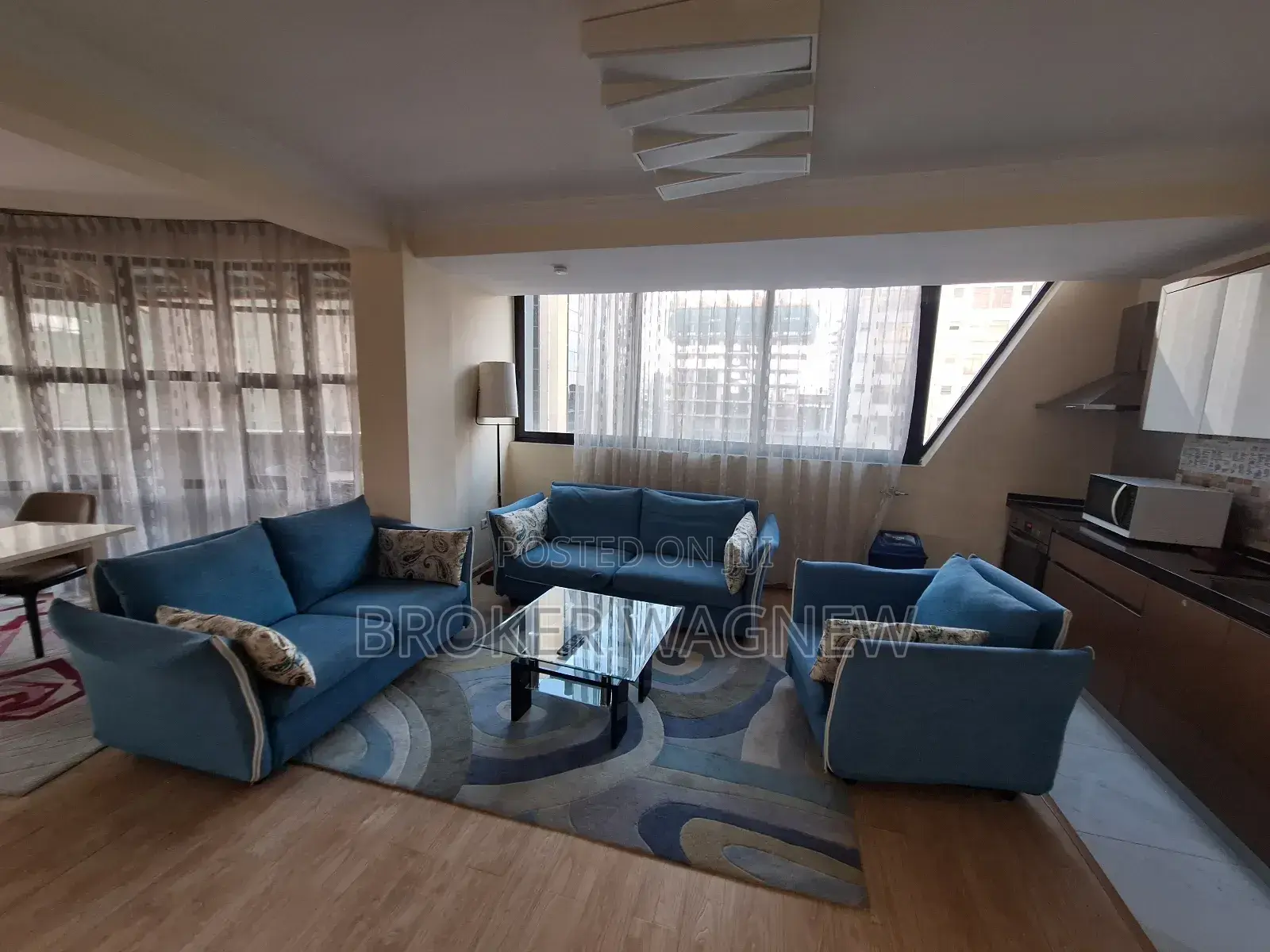 Furnished 2bdrm Apartment in Kirkos for rent