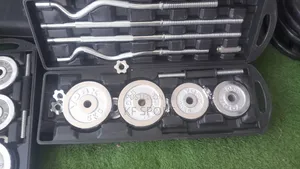 Photo - Adjustable Dumbbell Barbell Set Complete Home Gym Kit