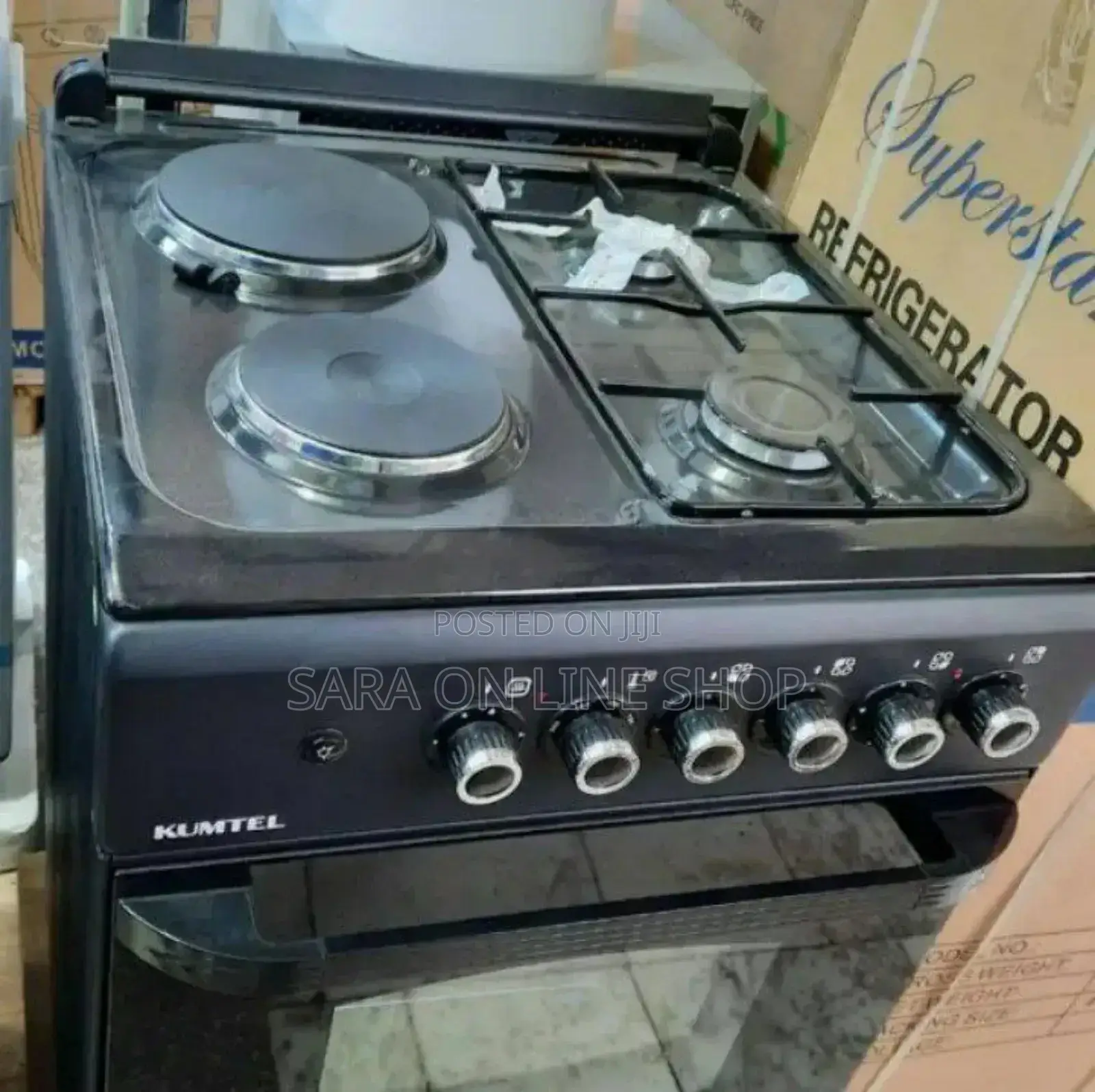 Kumtel 2 Electric + 2 Gas Oven – 5 Years Warranty