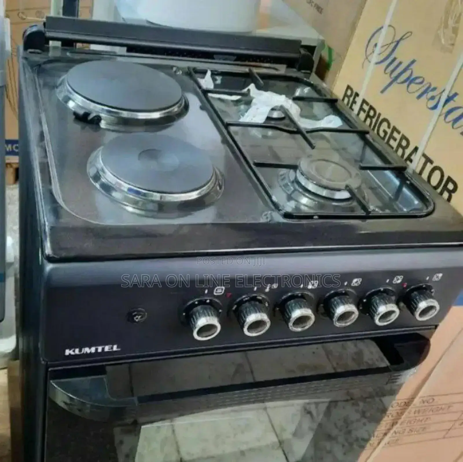 Kumtel 2 Electric + 2 Gas Oven – 5 Years Warranty