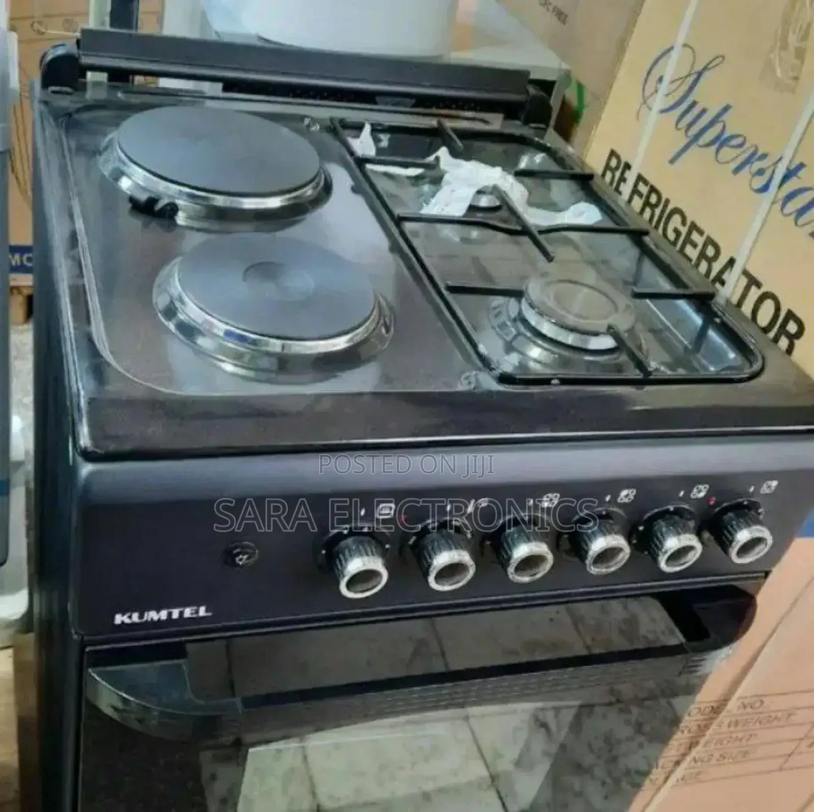 Kumtel 2 Electric + 2 Gas Oven – 5 Years Warranty