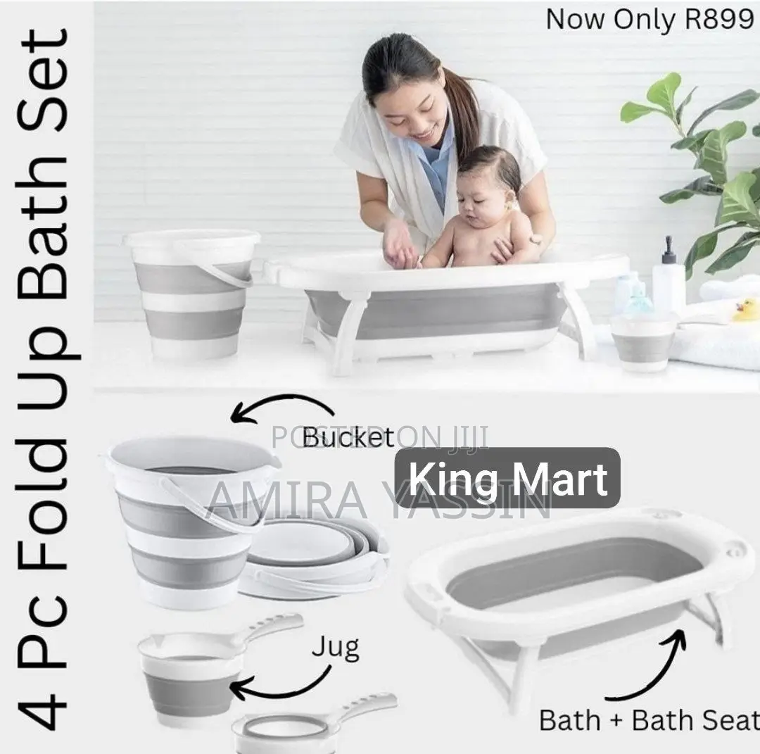 Foldable Baby Bath Tub With Accessories