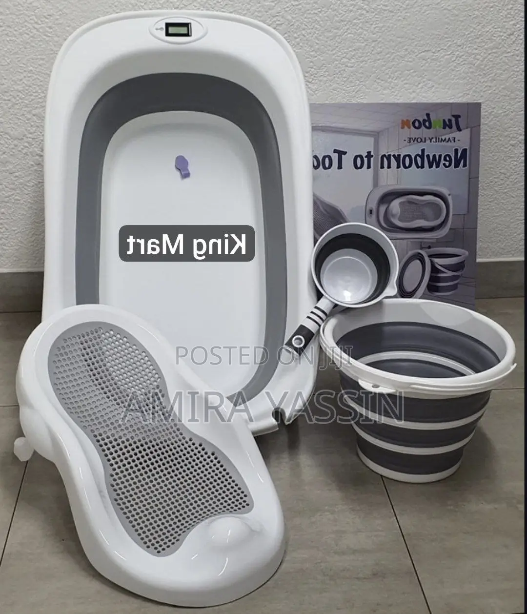 Foldable Baby Bath Tub With Accessories