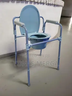 Photo - Commode Chair⩩敏steel Toilet Safety Frame፩∆Shower Chair