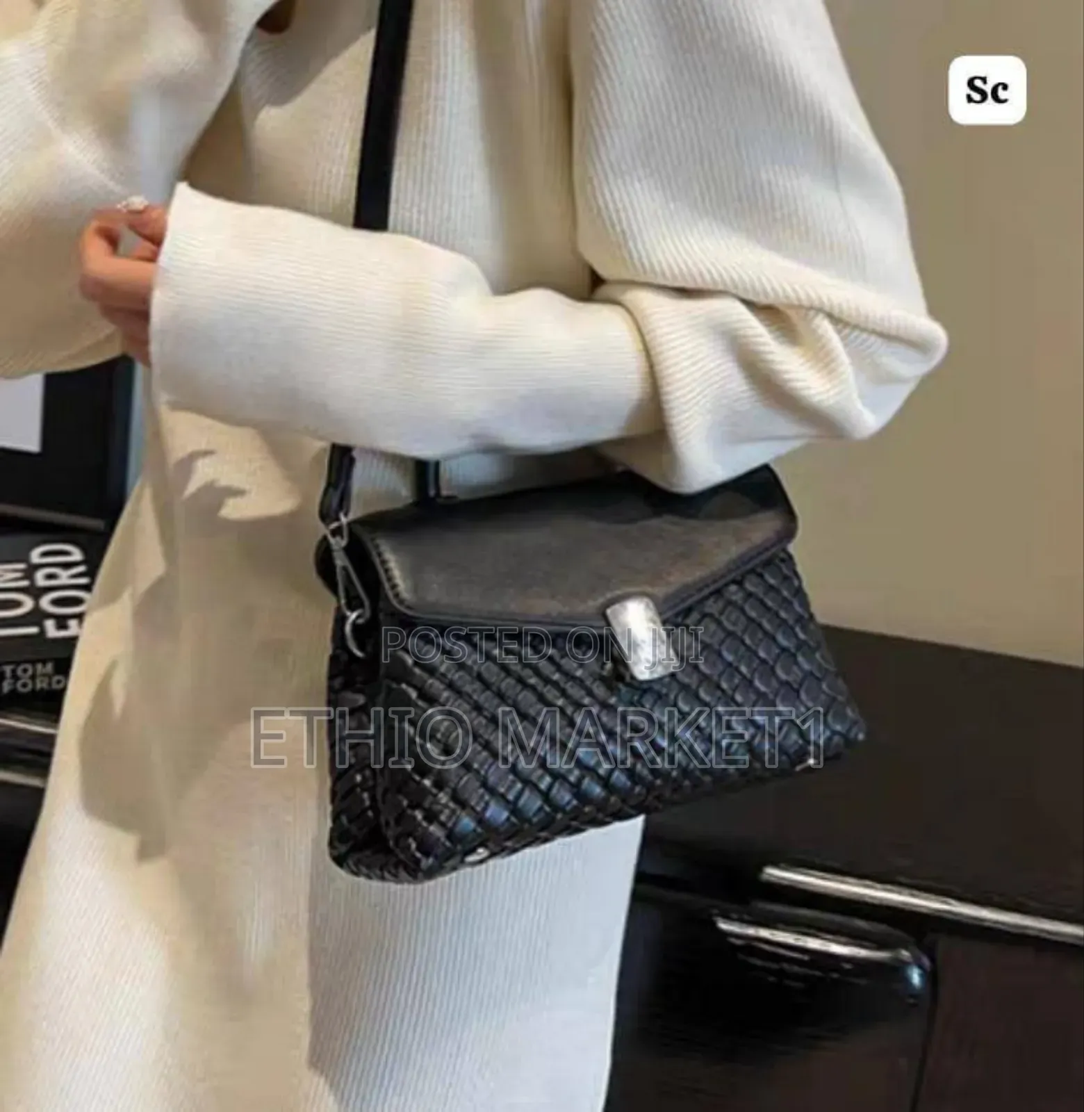 Bottega Veneta Inspired Pu Leather Sling Bag