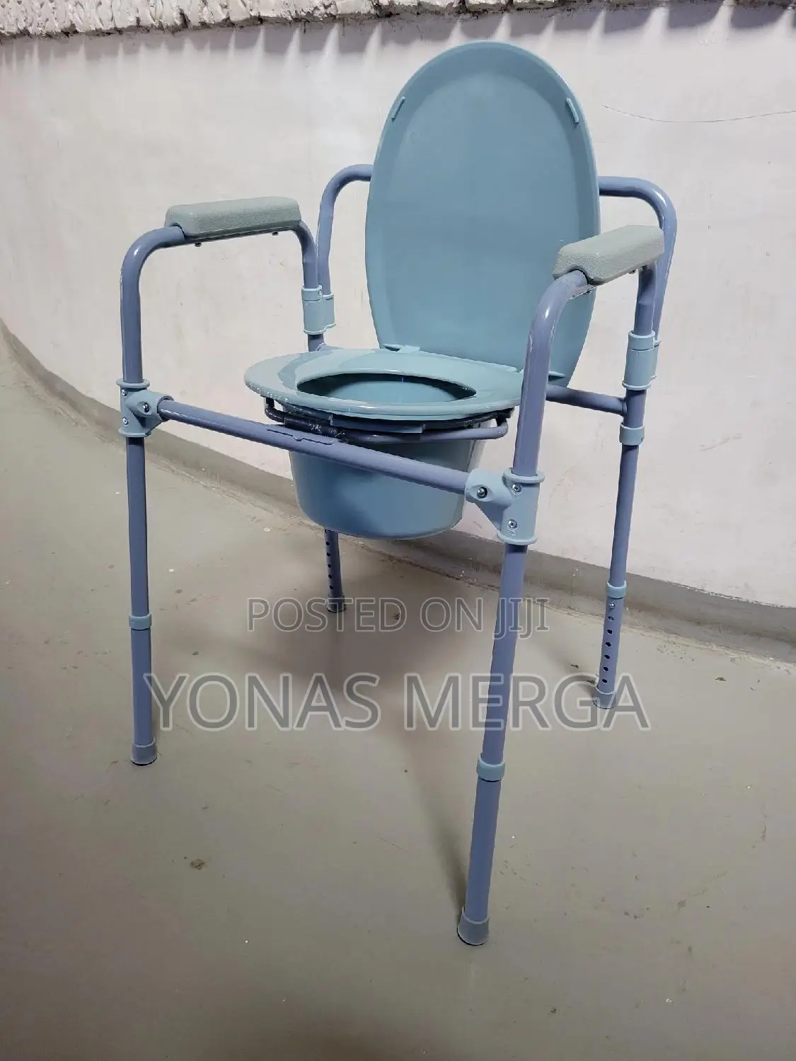 3-in-1 Steel Elongated Commode Chair§[]Popo Chair፺药toilet ቼር