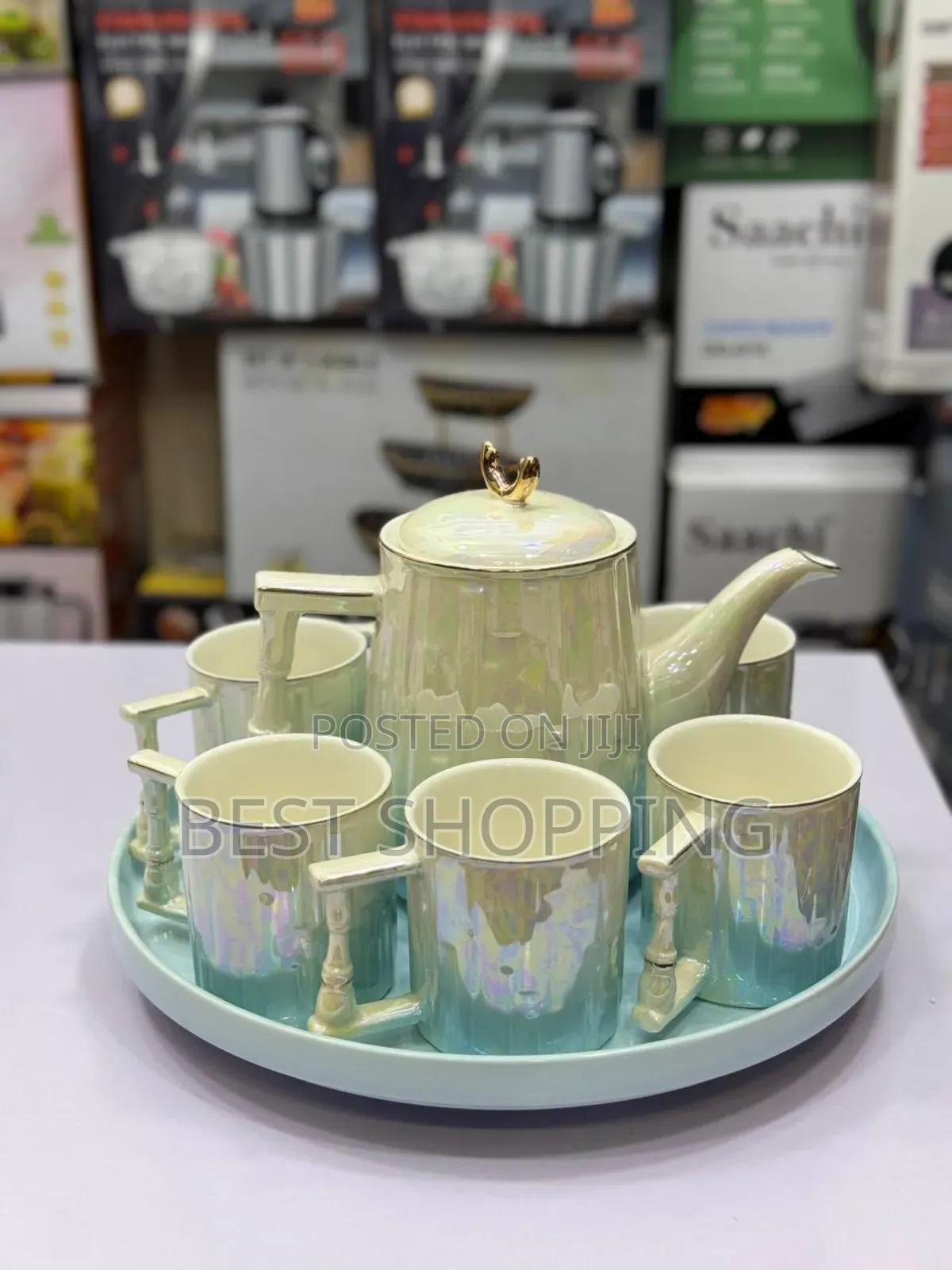 Tea and Milk Glassware ውበት ያላቸው ኮኘሌት