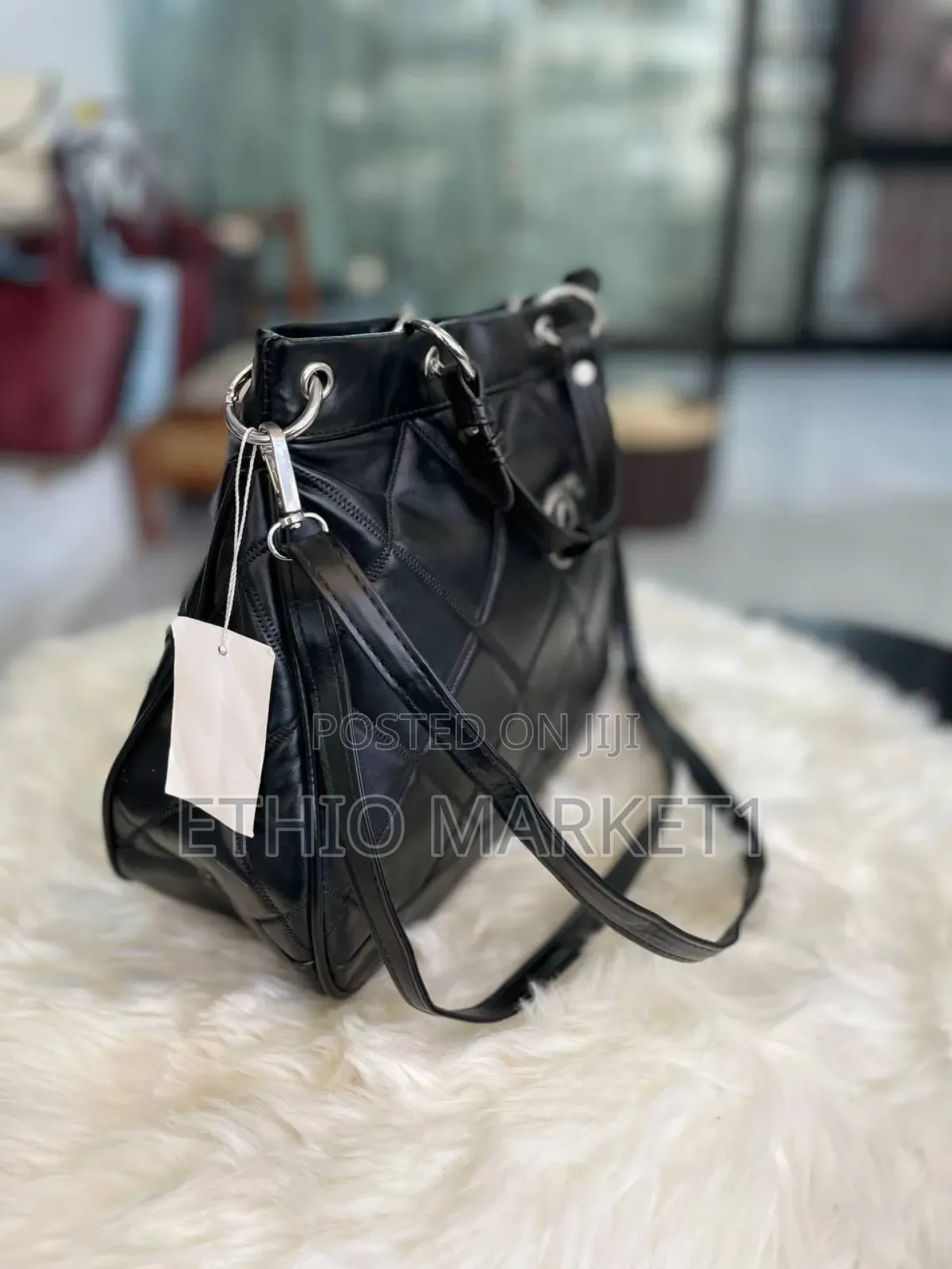 Chanel Hand Bag Pu Material