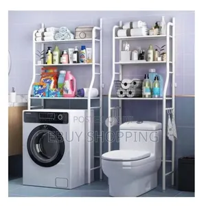 Photo - The Spacemaker: 160cm Tall Steel Bathroom Shelving Unit With 47cm