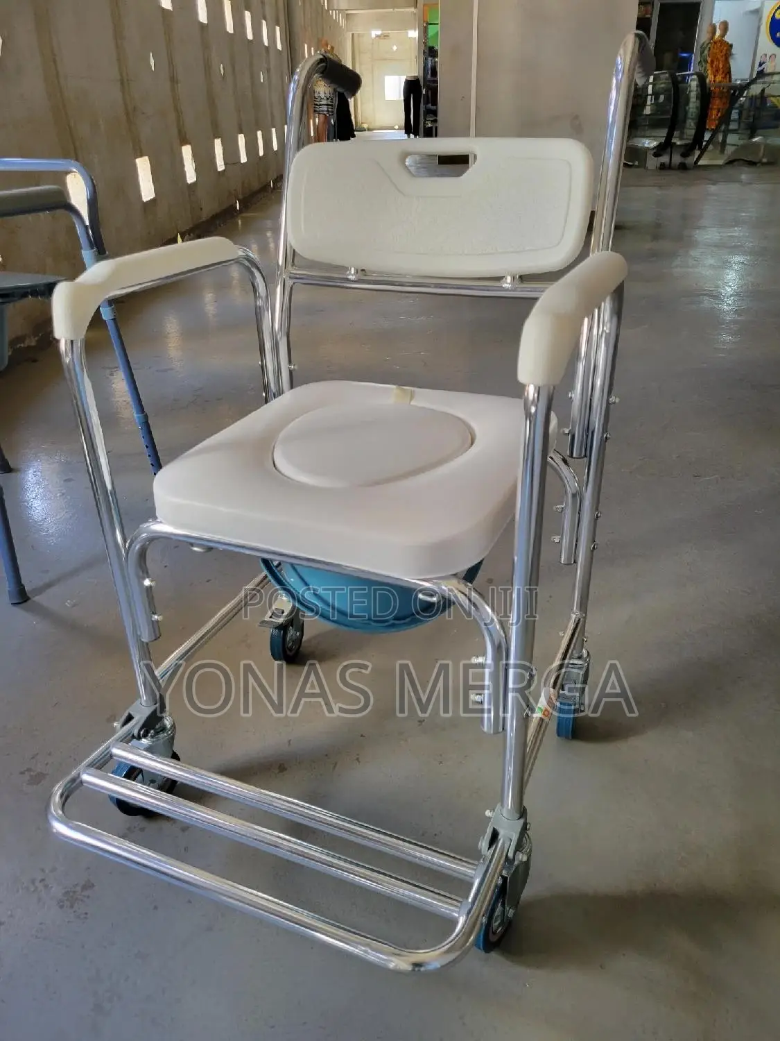 Equipmed Toilet Shower Chair Bath Seat 150kg Capacity