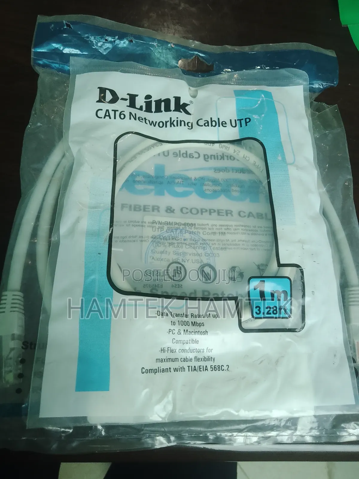 D-link Cat6 Networking Cable Utp