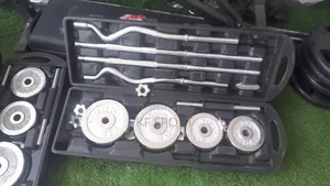 All in One Adjustable Chrome 55 Kg Dumbbell