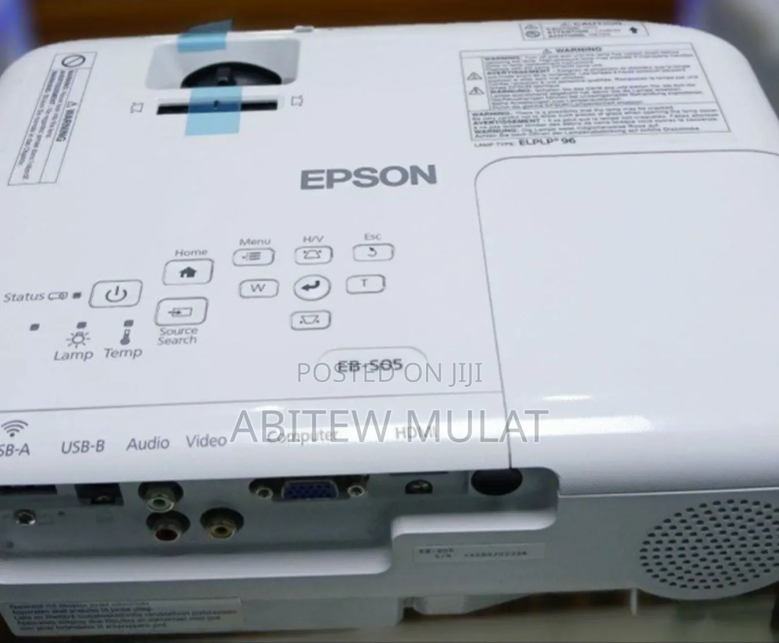 Brand New Epson Projector Has Remote Model Name: Eb-s05
