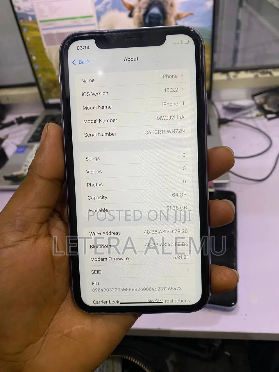 Apple iPhone 11 64 GB Purple