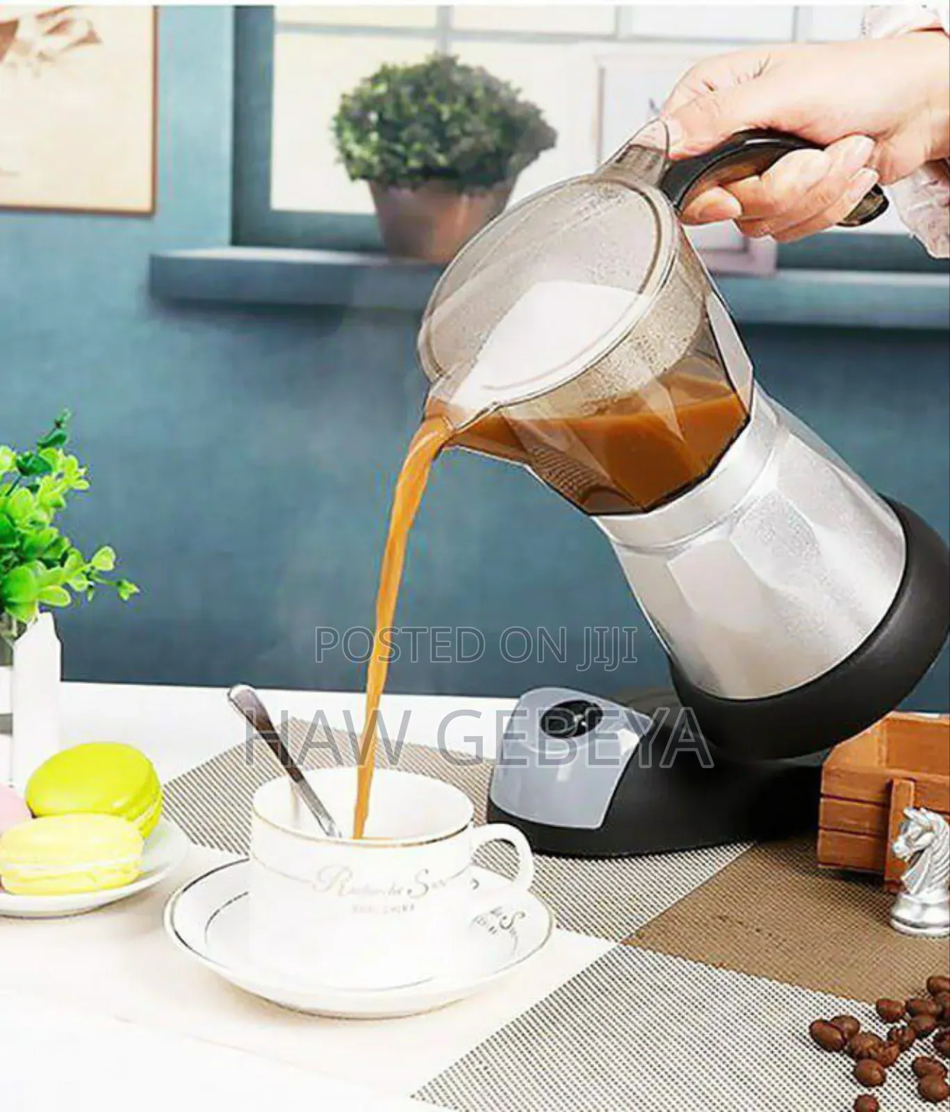 Electric Coffee Maker
300ml የሚይዝ ባለ6 ስኒ
