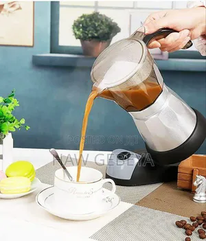 Photo - Electric Coffee Maker
300ml የሚይዝ ባለ6 ስኒ
