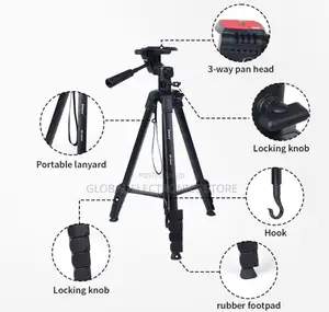 Jmary 1.7m Horizontal Axis Tripod With Extendable Arm