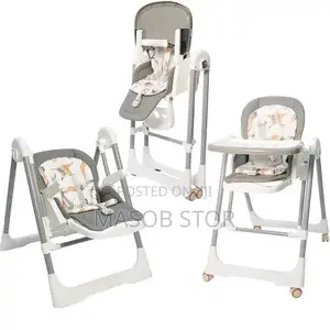 5-in-1 High Chair Multifunction】 ከመመገቢያነት በተጨማሪ ዥዋዥዌ የሚሆን