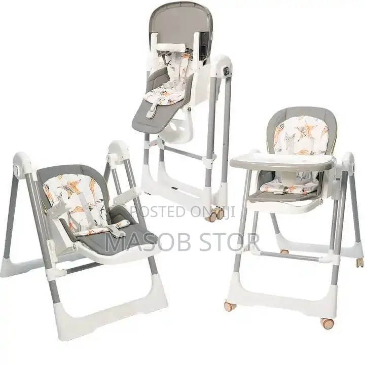 5-in-1 High Chair Multifunction】 ከመመገቢያነት በተጨማሪ ዥዋዥዌ የሚሆን