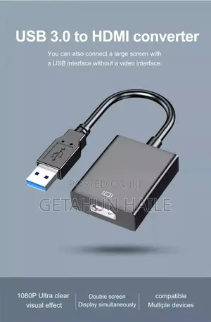 Usb 3.0 to Hdmi Cable (Usb to Hdmi )