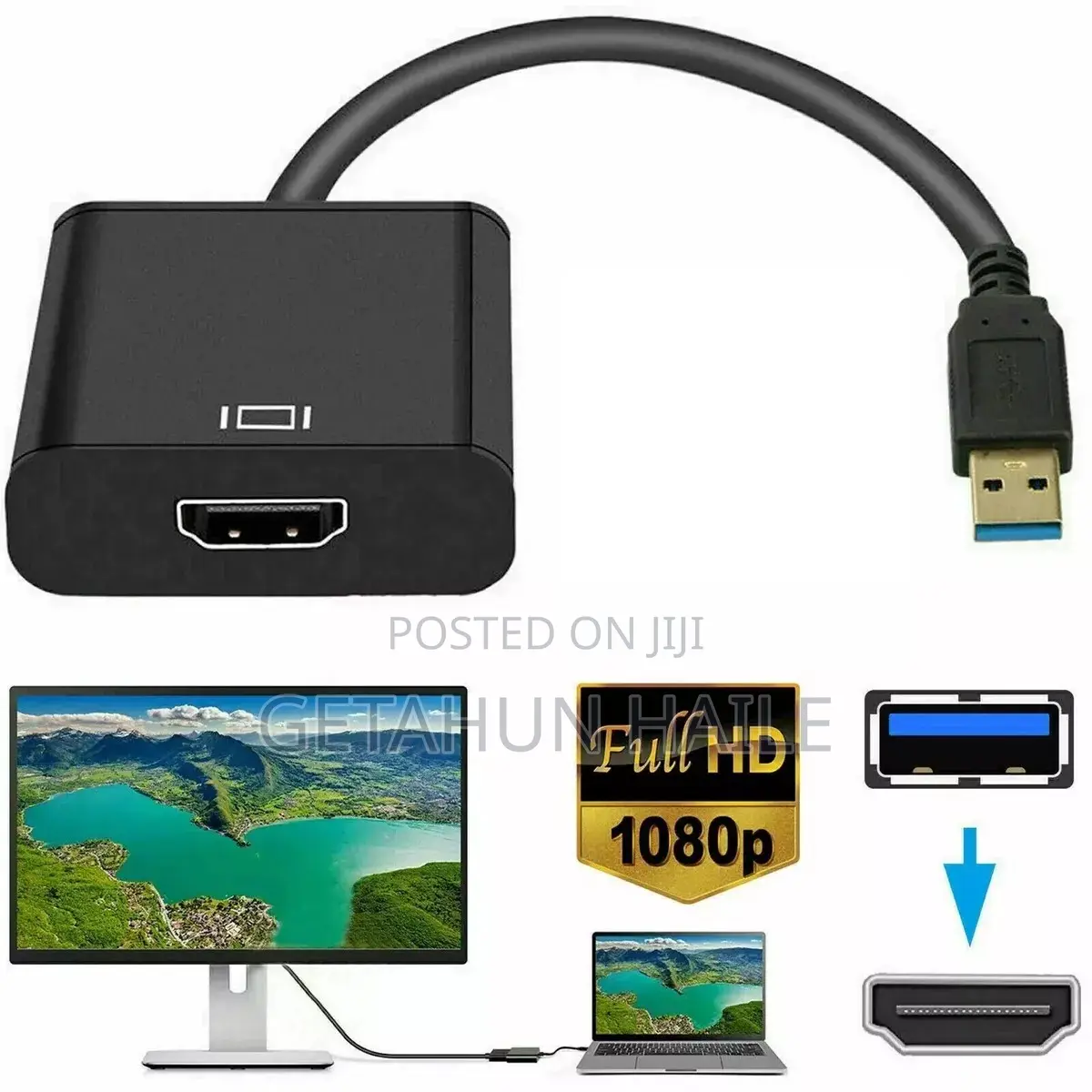 Usb 3.0 to Hdmi Cable (Usb to Hdmi )