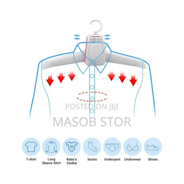 Portable Cloths/Shoes Dryer / ልብስ እና ጫማ ማድረቂያ ማሽን