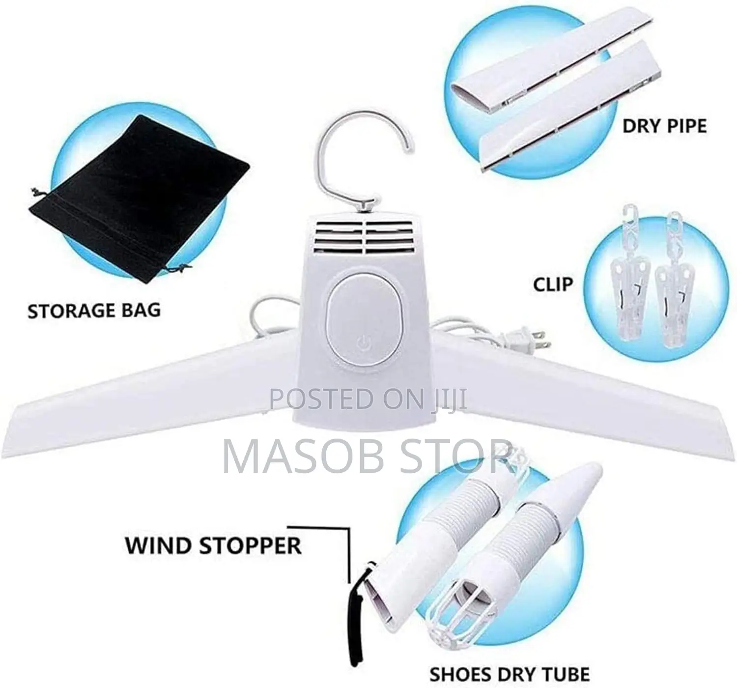 Portable Cloths/Shoes Dryer / ልብስ እና ጫማ ማድረቂያ ማሽን