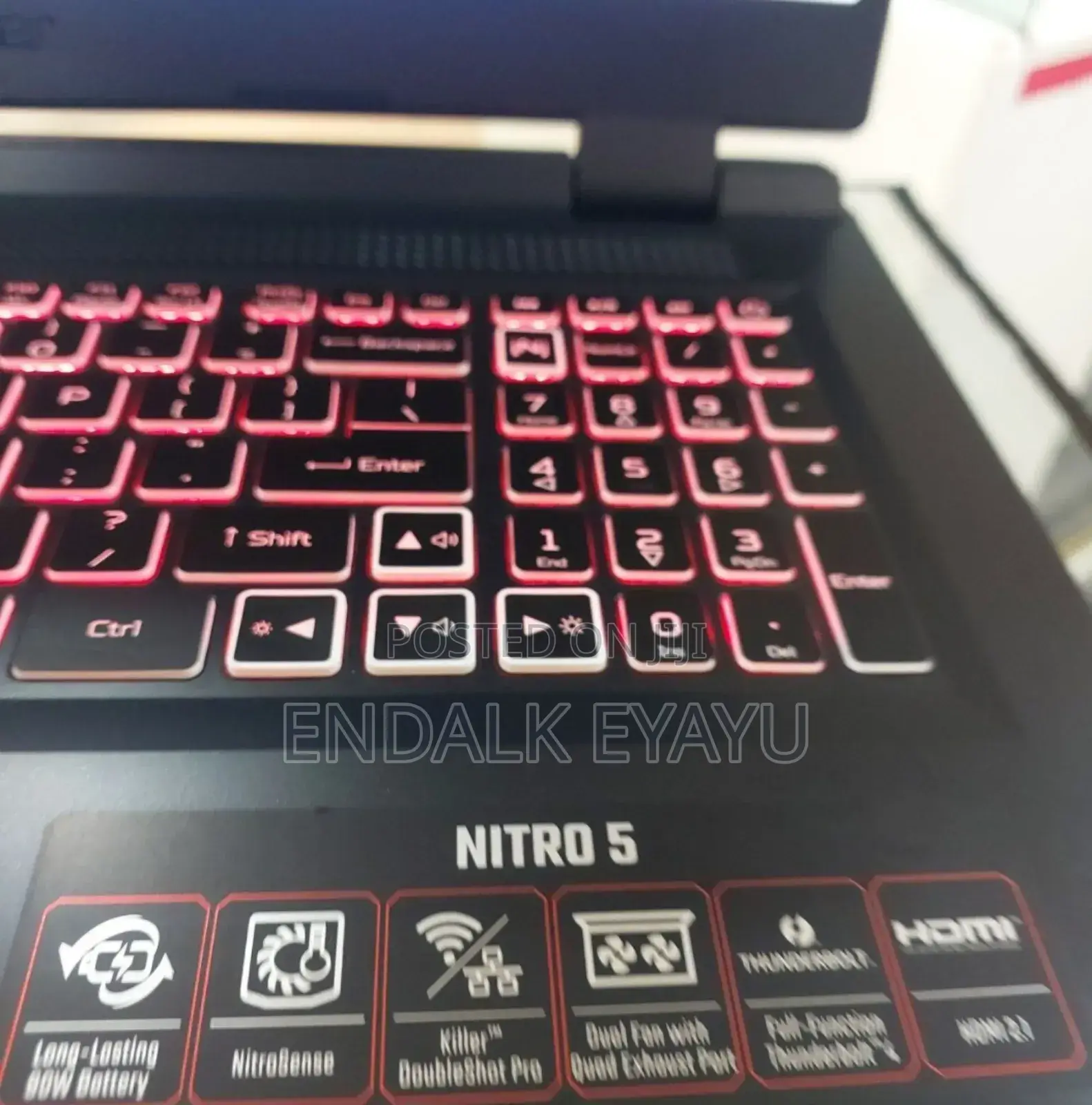 New Laptop Acer Nitro 5 16GB Intel Core I5 SSD 512GB