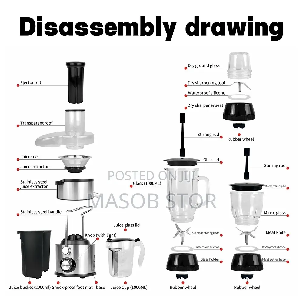 Sokany 4 In 1 Juicer