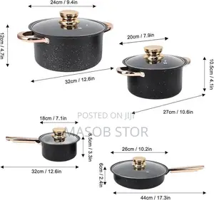 2 ድስቶች + 1 ወጥ ማቅረቢያ + 1 መጥበሻ የማይዙ የማያሳርሩ ለይታ ውቡ የሆኑ