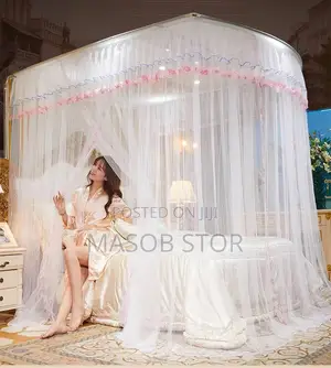 U Shapped Stainless Steel Frame Mosquito Net / አጎበር
