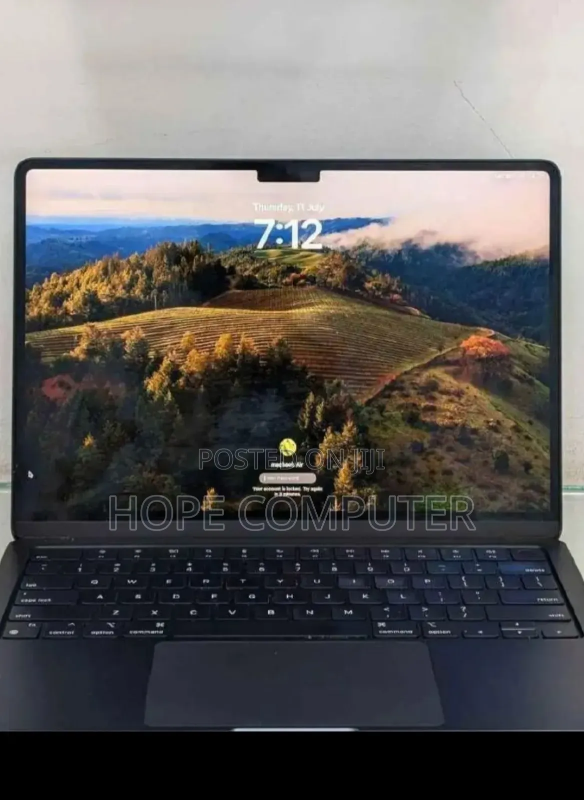 New Laptop Apple MacBook Air 2024 M3 13-Inch 8GB Apple M3 SSD 512GB